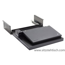 Horizontale Laptopschublade -Medium- mit ausreichend Platz für Notebooks bis 17 Zoll - der Laptopauszug ist in der Höhe flexibel verstellbar - in 3 Farben