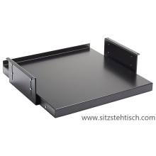 Horizontale Laptopschublade -Medium- mit ausreichend Platz für Notebooks bis 17 Zoll - der Laptopauszug ist in der Höhe flexibel verstellbar - in 3 Farben