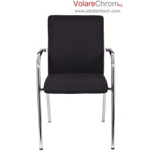 Konferenzstuhl -VolareChrom- 4-Fuß Gestell mit Armlehnen - in 4 Farben