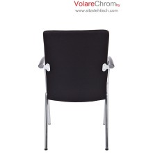 Konferenzstuhl -VolareChrom- 4-Fuß Gestell mit Armlehnen - in 4 Farben