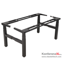 Konferenztischgestell elektrisch höhenverstellbar - KonferenzXL - Schwarz