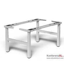 Konferenztischgestell elektrisch höhenverstellbar - KonferenzXL - Silber