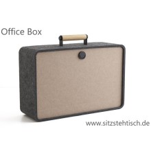 OfficeBox die intelligente Kombination aus Aktenkoffer und Laptoptasche aus Filz von APTO