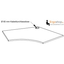 Plattenform Trapez 1380 x 920 x 25 mm Breit/Tiefe/Höhe - Conset