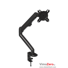 VimoZero ergonomischer Monitorarm - für Monitore bis 32 Zoll - Belastbarkeit 7 kg - Schwarz